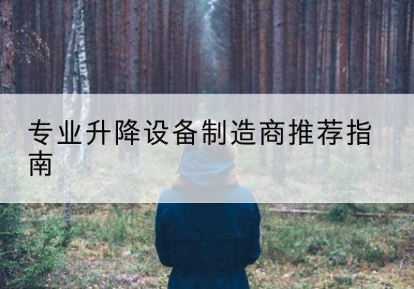 武鸣电动剪叉升降平台厂家-专业升降设备制造商推荐指南